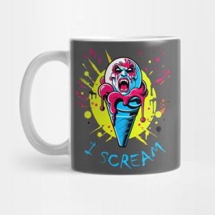 Vampire ice cream i scram colourful splash design Mug